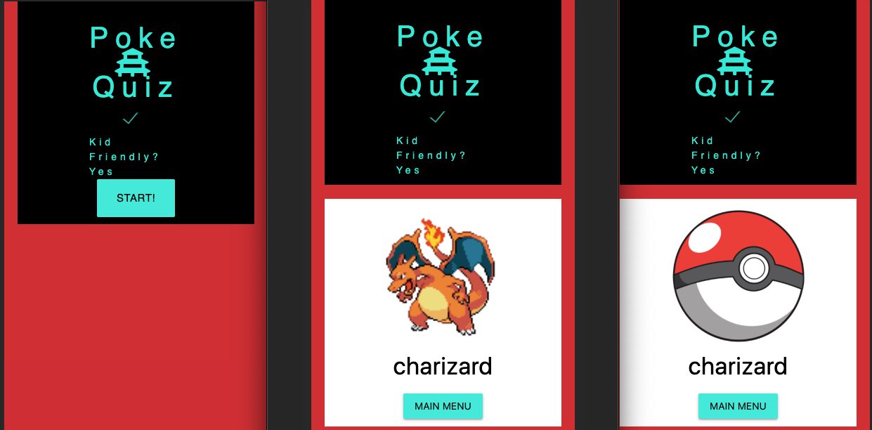 PokeQuiz screen shot