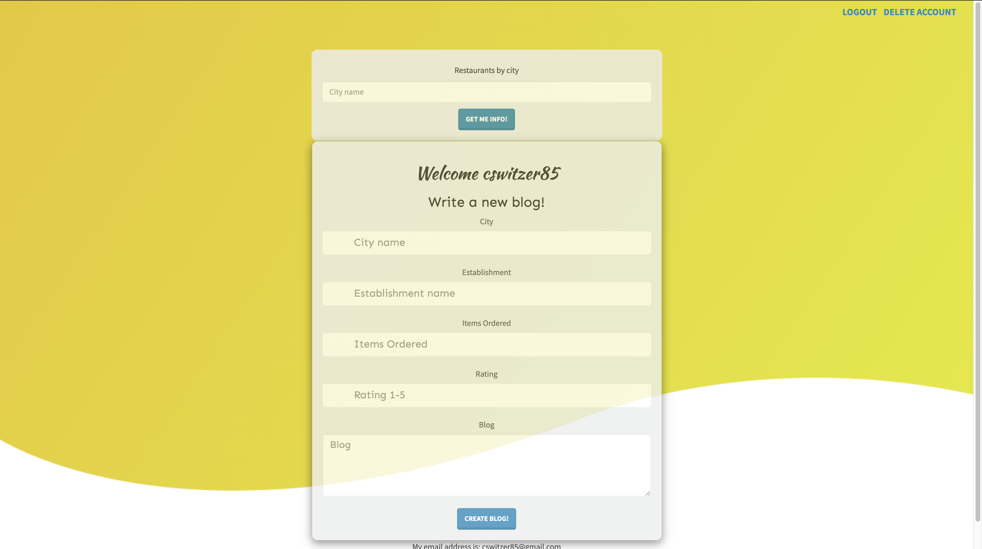 project2 screen shot